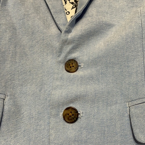 H&M light blue blazer, size 6 - Picture 4 of 7